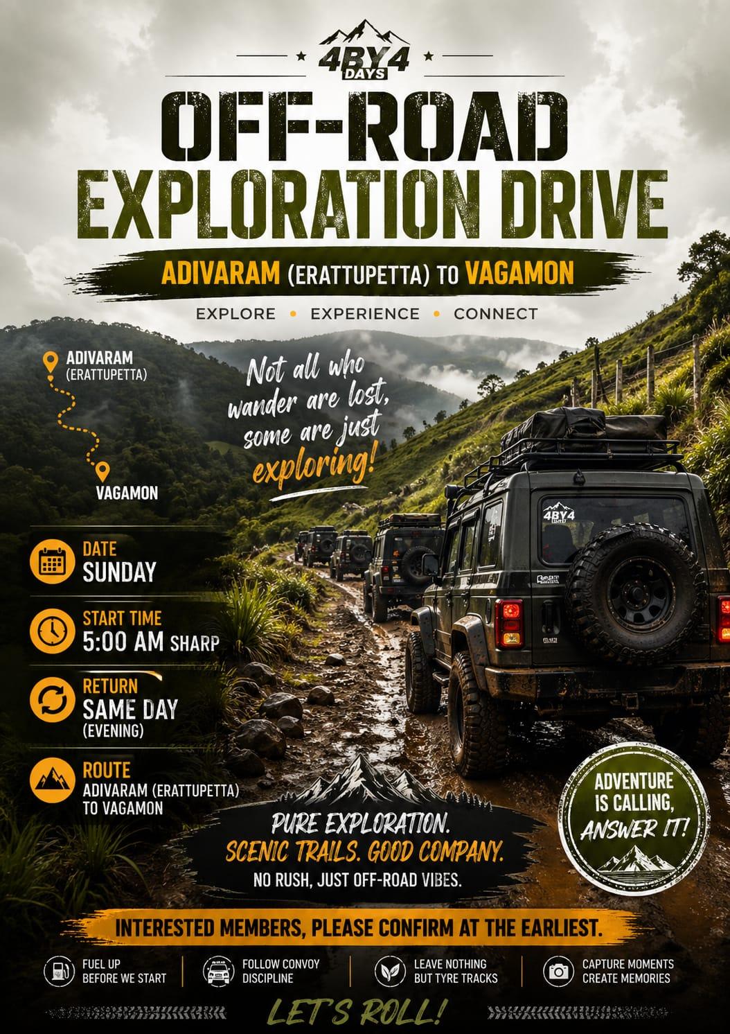 Offroad Exploration Drive - Adivaeam