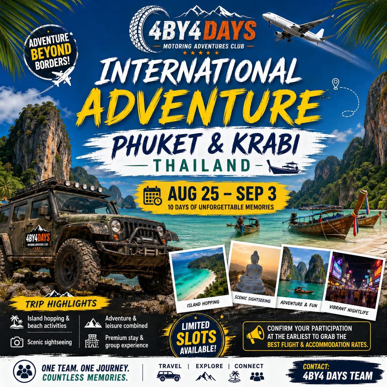 INTERNATIONAL ADVENTURE PHUKET & KRABI THAILAND L
