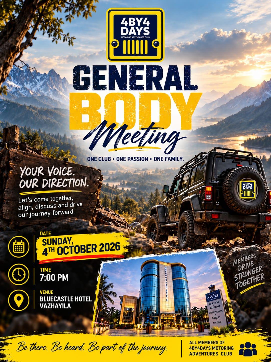 General Body Meeting